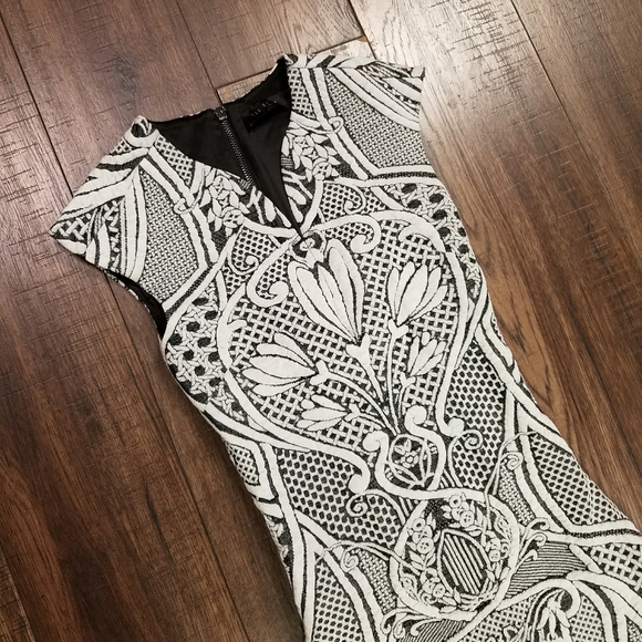 Ted Baker London Sancha Jacquard Midi Dress - Picture 7 of 8